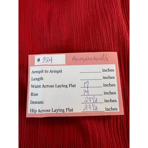 Alfred Dunner Burnt Orange Drawstring Stretch Gauze Wide Leg Pants Size 18 - Picture 10 of 10